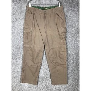Gander‎ Mountain Convertible Cargo Pocket Pants Shorts Mens Size 36x32 Ankle Zip